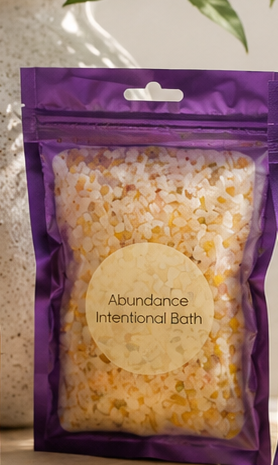 I Am Abundant Intention Bath