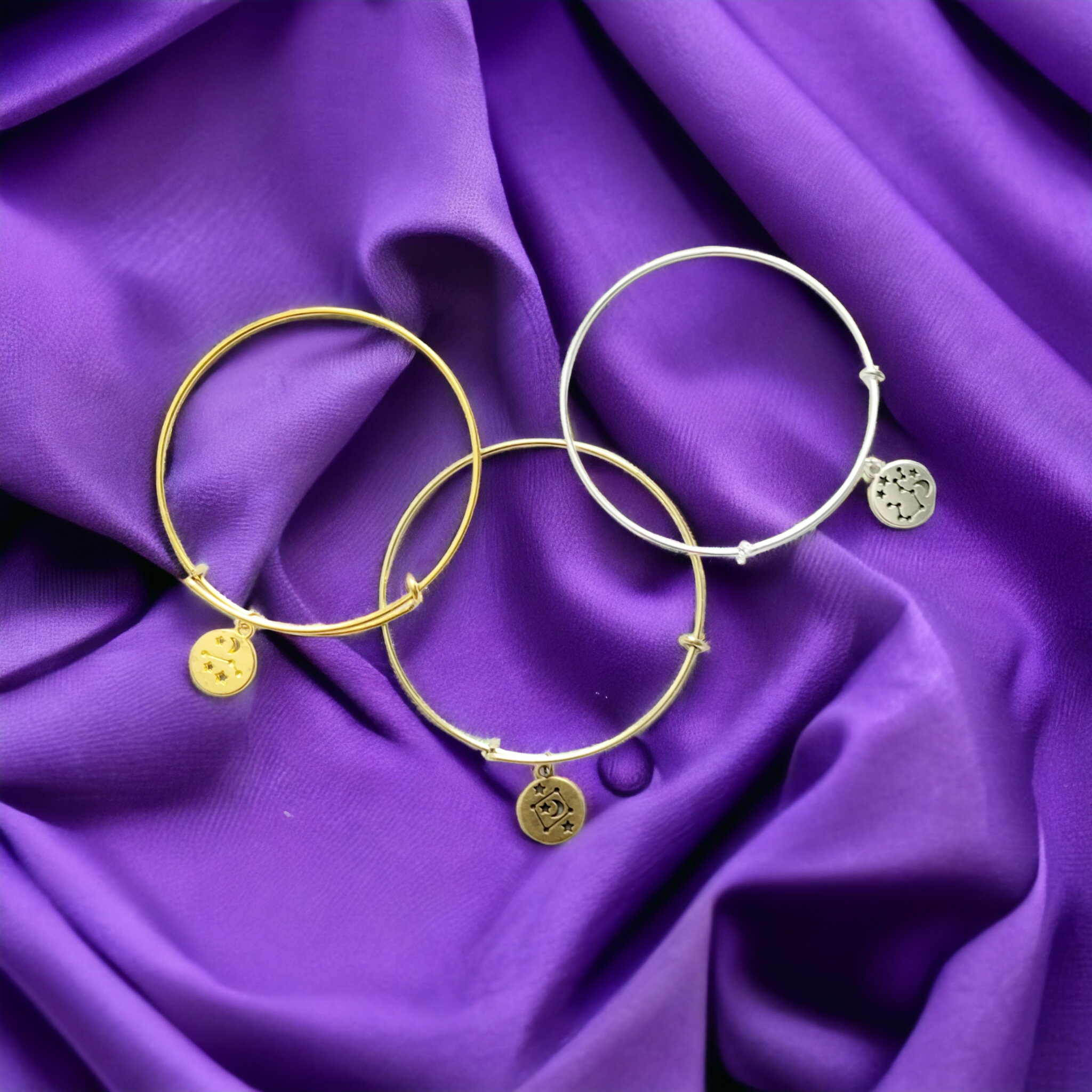 zodiac bangle, self care bundle