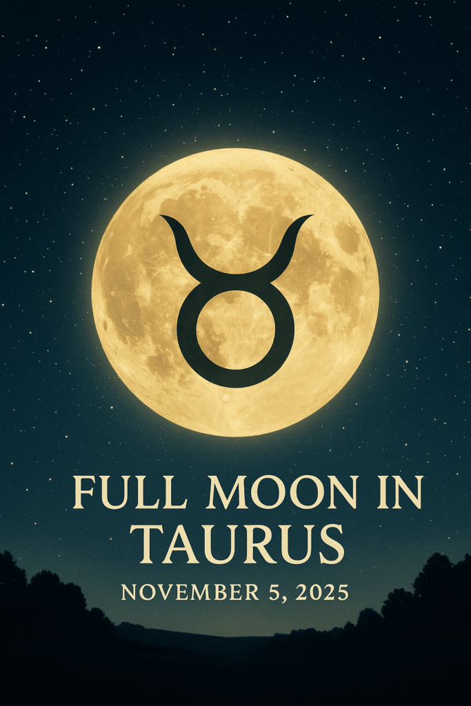 full moon, taurus,
